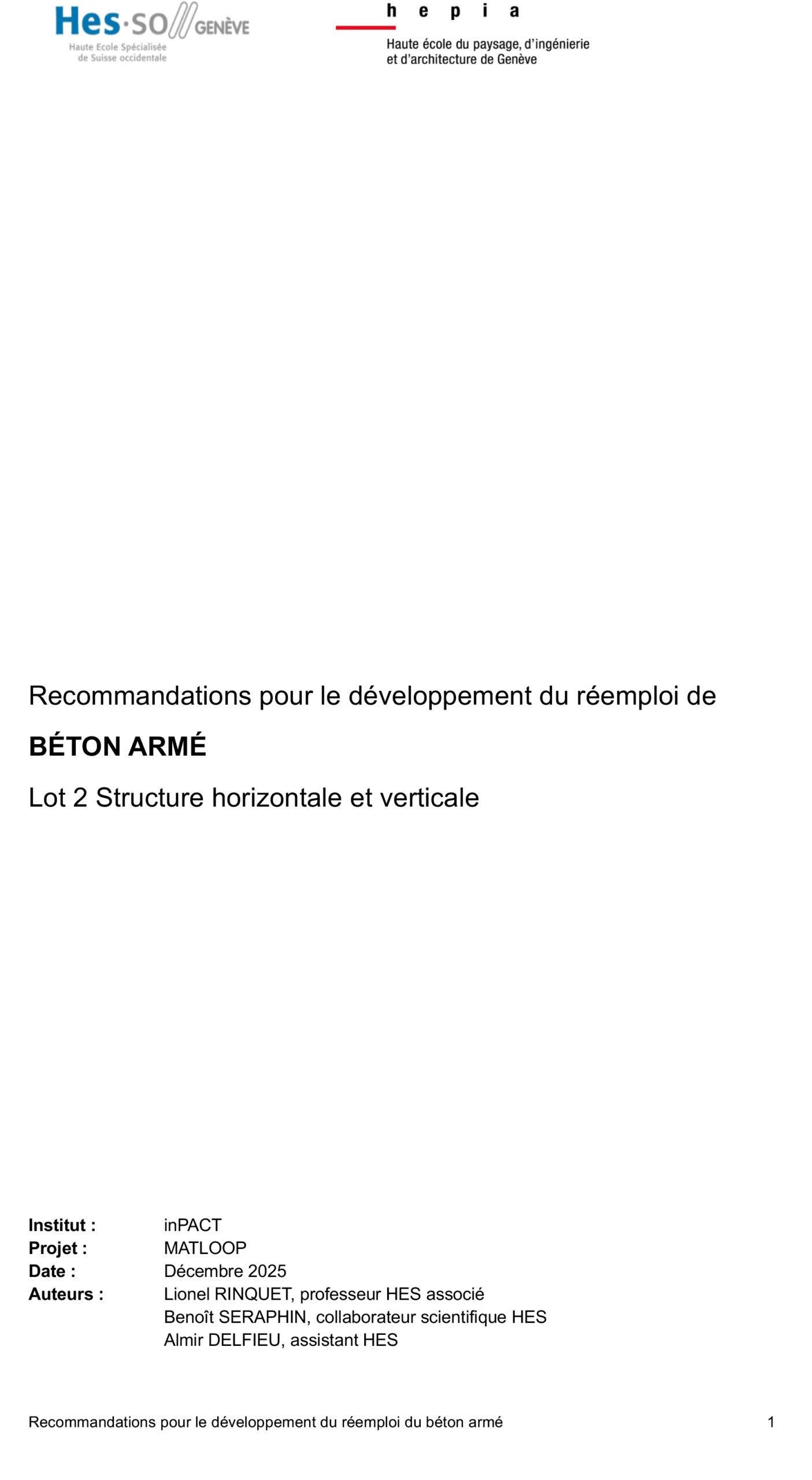 Mat-Loop recommandations béton