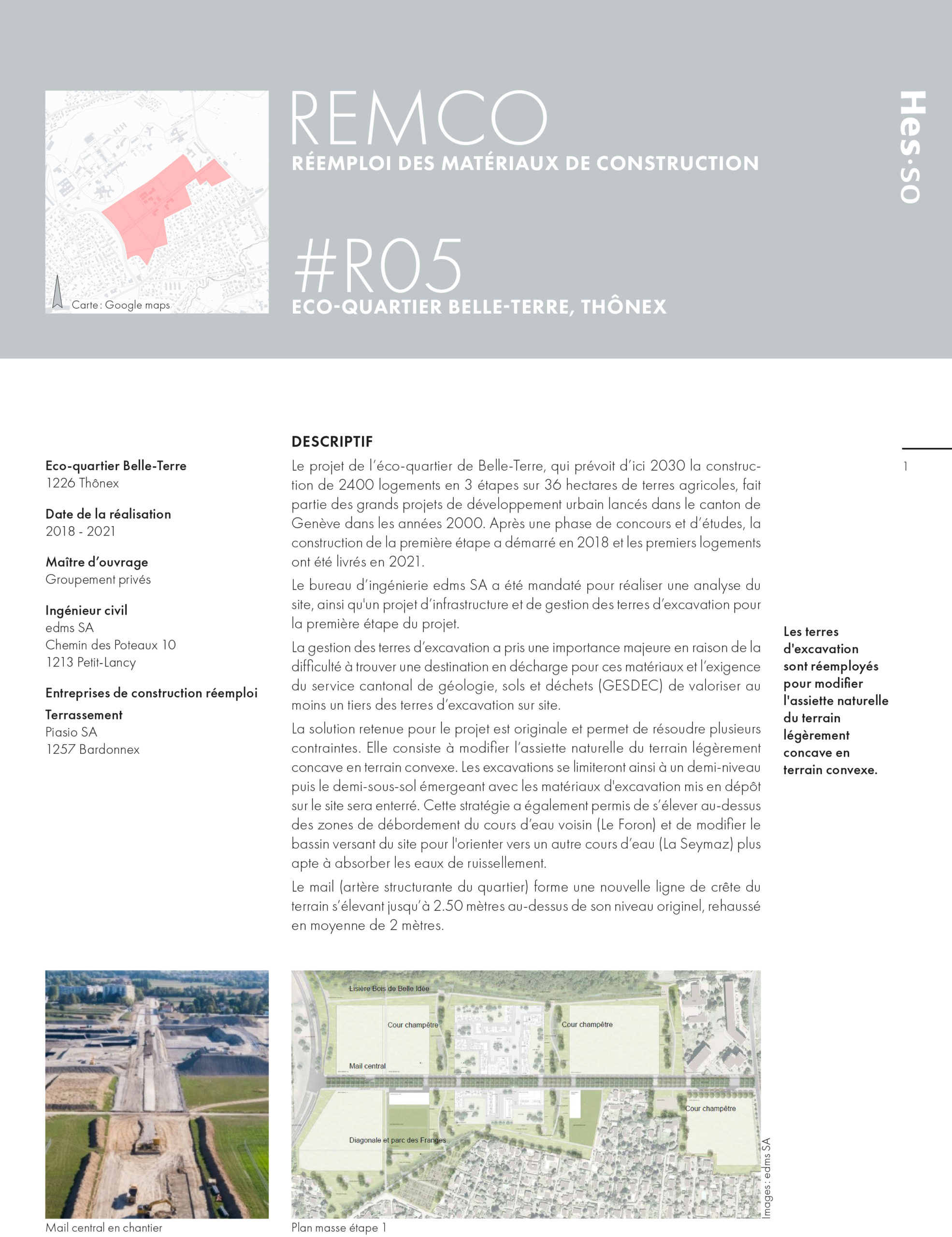 REMCO, fiche 05 Belle Terre